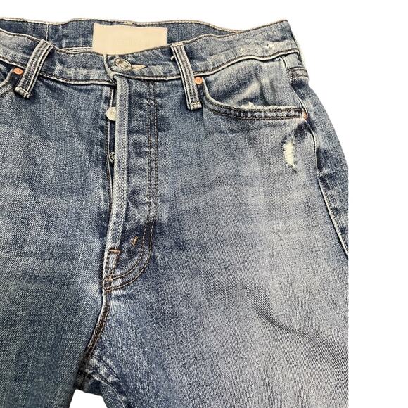 Mother Superior Distressed Cropped Jeans The Tomcat Size 26 New - Picture 6 of 11